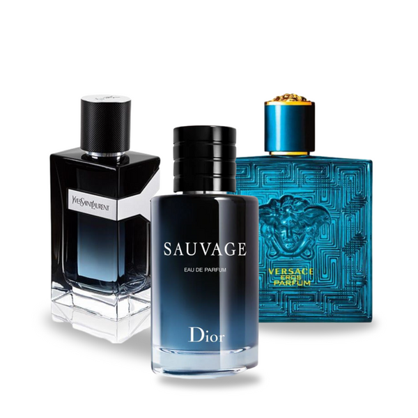 Dior Sauvage + Yves Saint Laurent Y Men + Versace Eros | 100ml