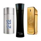 212 Men NYC + Paco Rabanne One Million + Armani Code Homme | 100ml